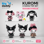 Large Black kuromi set pack of 6