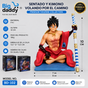 Luffy sitting on matt Action fiqure