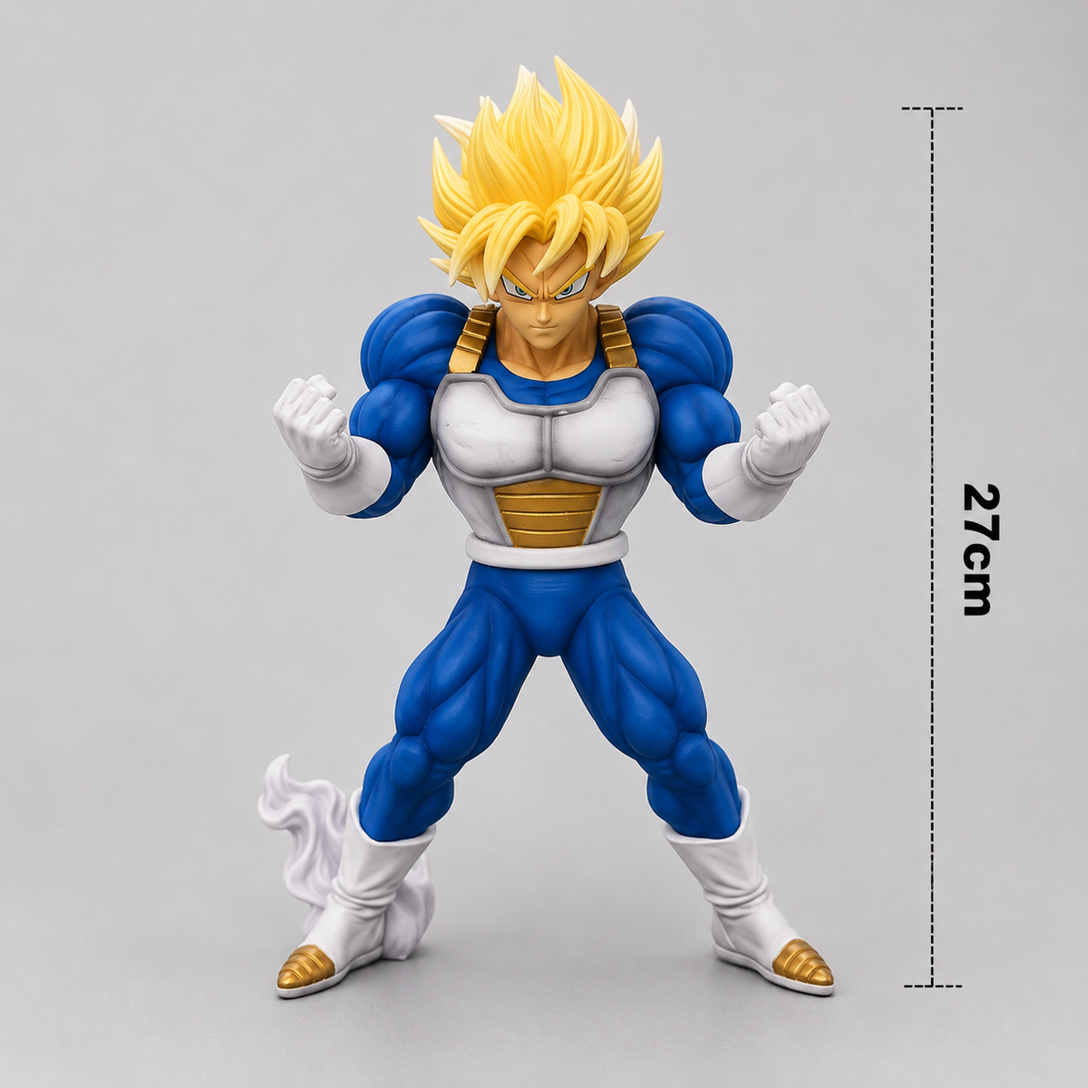 Yellow hair vegeta both hands up 27 cm