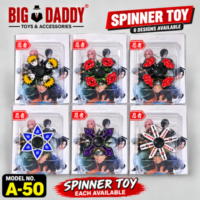 Natuto Spinner mix deisgn pack of 3 ( net price 85 )