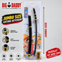 Jumbo king size 38 cm metal katana