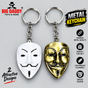 Mask metal keychain Pack of 10 ( Net price - 42 )
