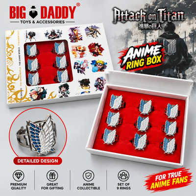 Attack on Tittan Ring set