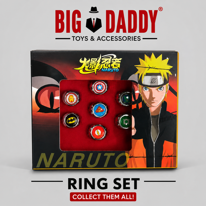 Super hero adjustable ring set