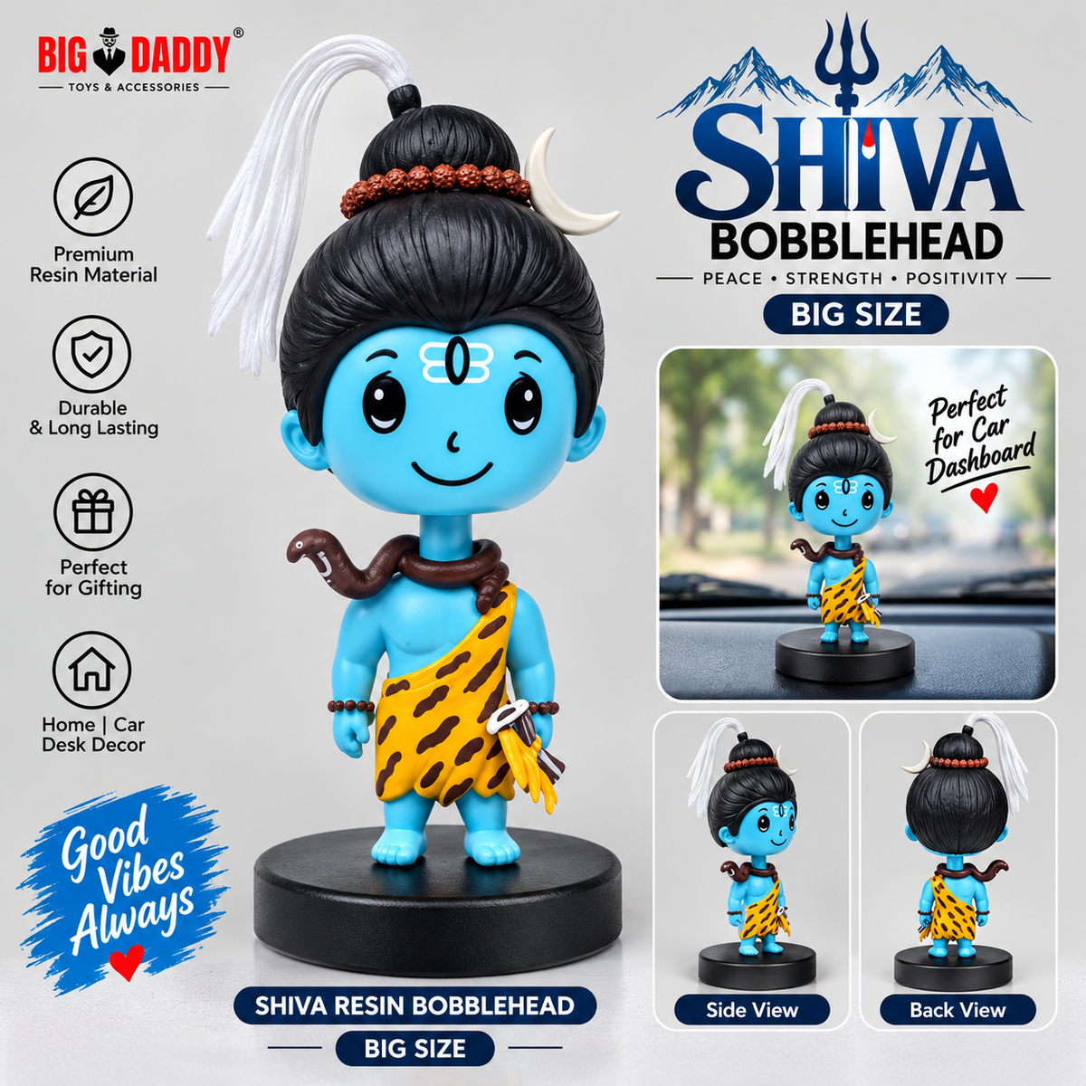 Shiv shankar ji bobble head