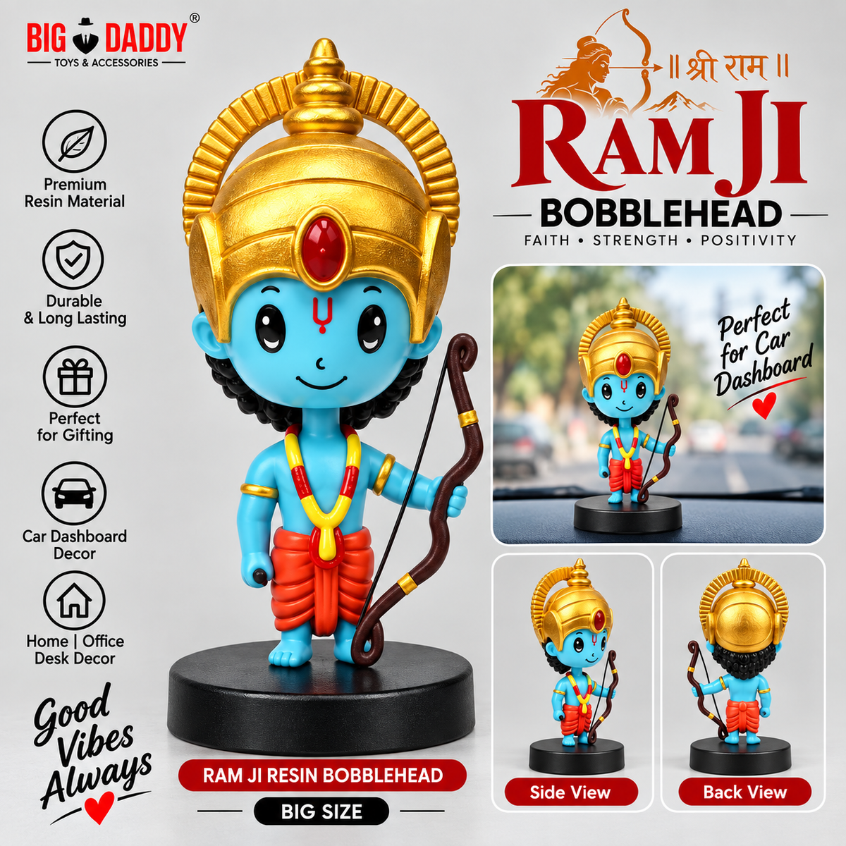Shri Ram ji bobble head