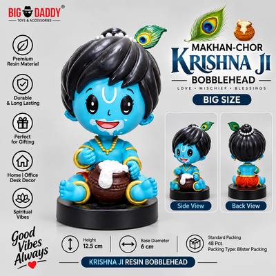 New Hot selling sitting krishna ji eating makhan bobblehead
