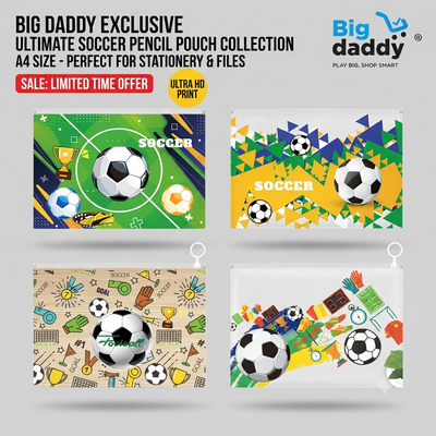 Fotball A4 Size file pouch  Pack of 12 ( Net price - 22 )