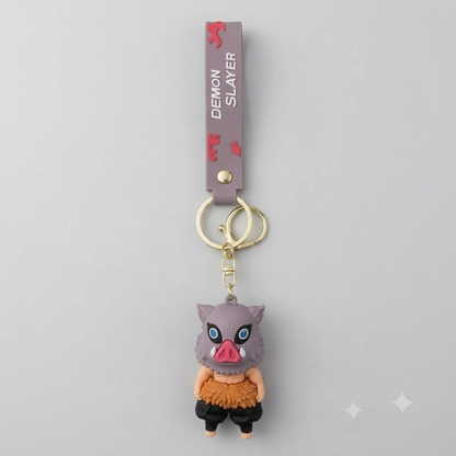Inosuke rubber keychain pack of 3 (eff price 35)