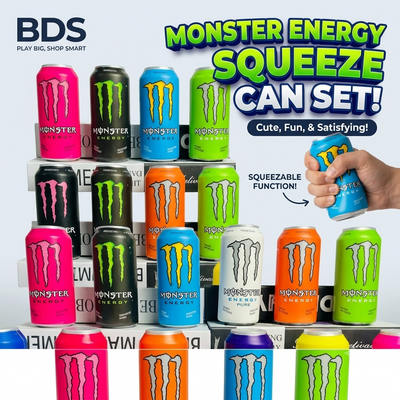 12pcs-Monster Cans squeze Net price 65
