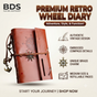 Retro Wheel Diary A5  size   (MIX Colour ) VD60
