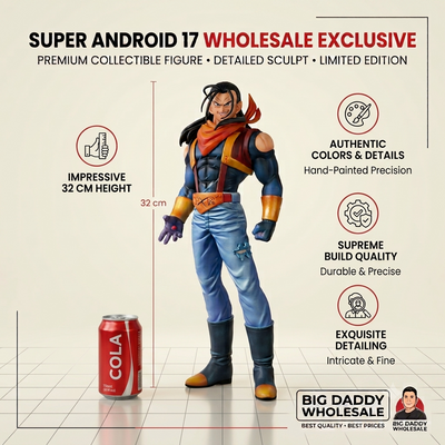dbz GT Super Android 17 32cm Anime Statue Figure Collectible
