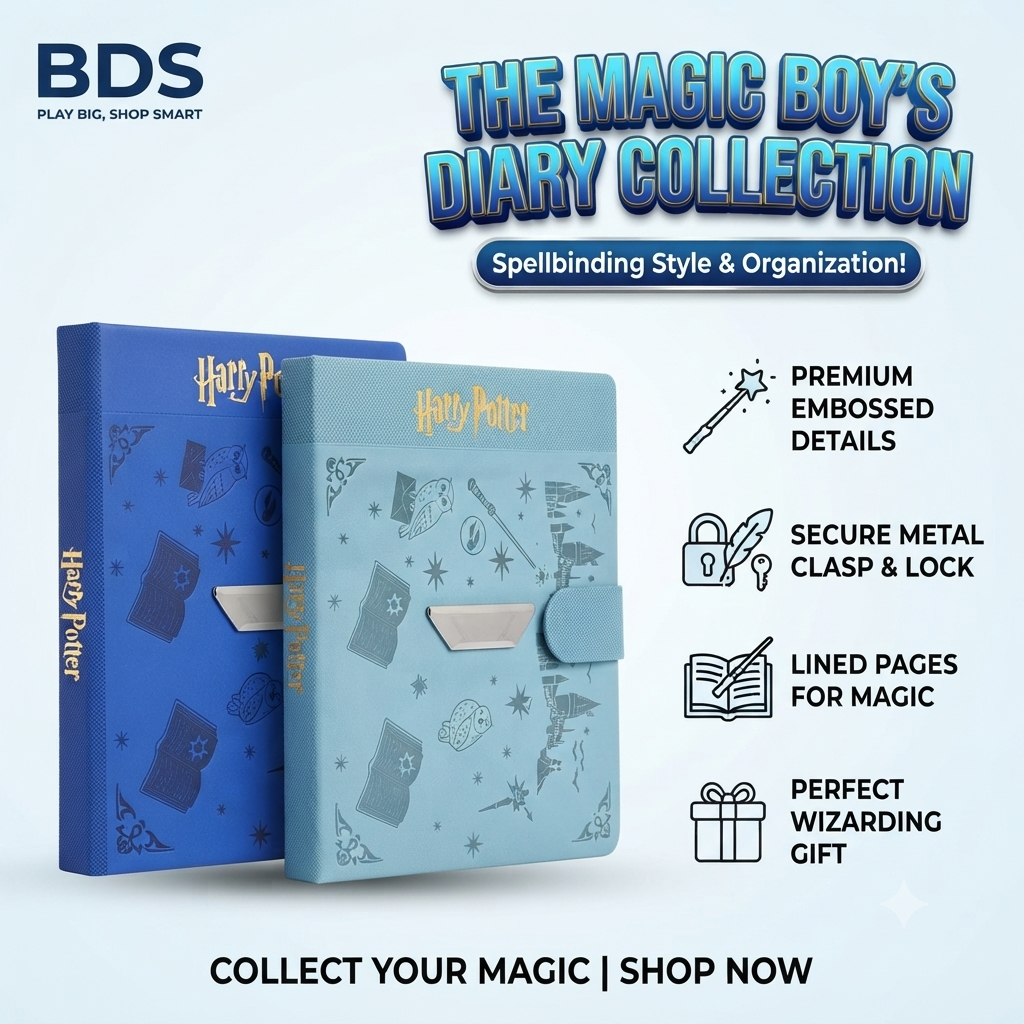 Magic boy button diary