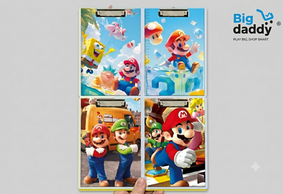 Super Mario Cardboard Pack of 6 ( Net price - 45 )