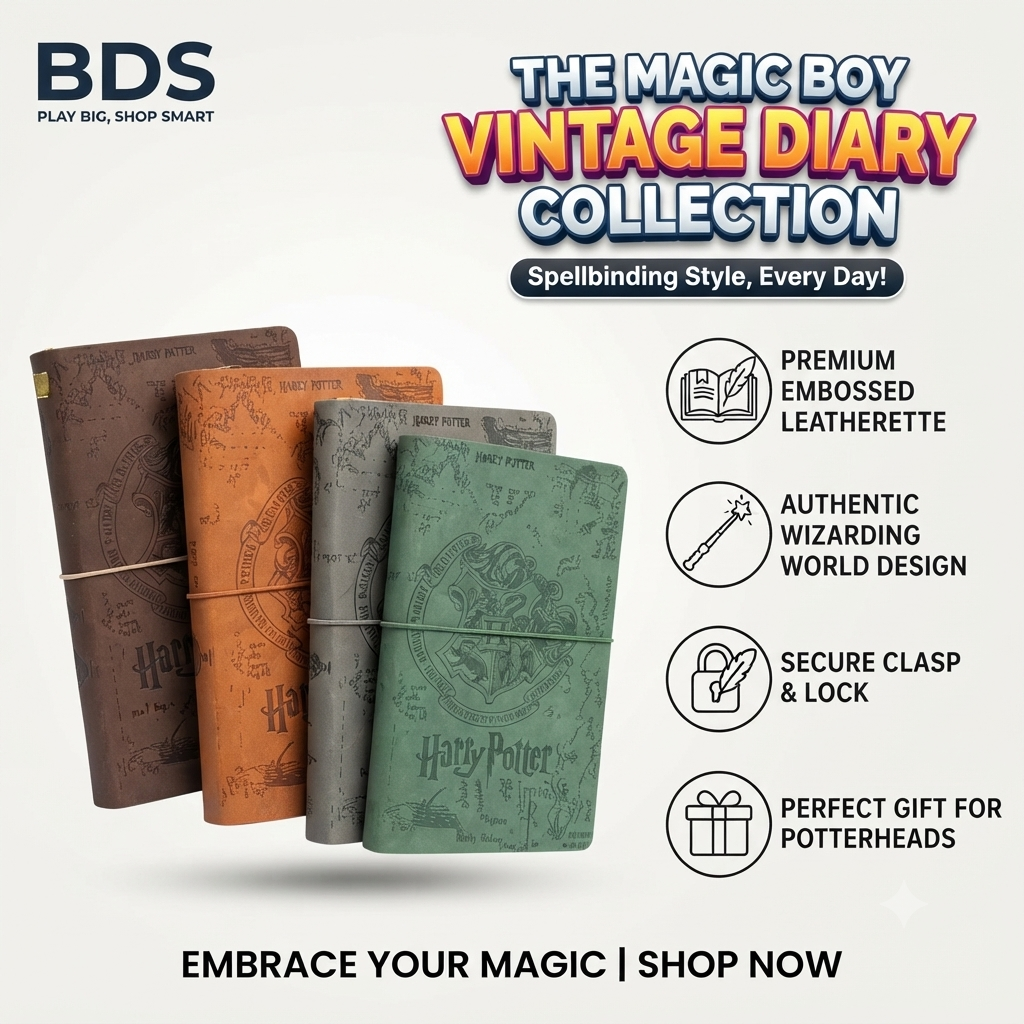 Magic boy Vintage cover diary VD72