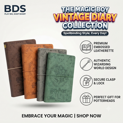 Magic boy Vintage cover diary VD72