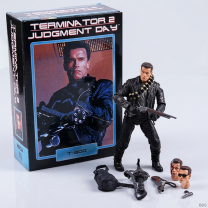 NCA KO Terminator 2 Judgment Day T-800 Robot Arnold Schwarzenegger Action Figure