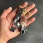 HP Magic boy Black Coat Owl on Shoulder rubber keychain pack of 3 (eff price 35)