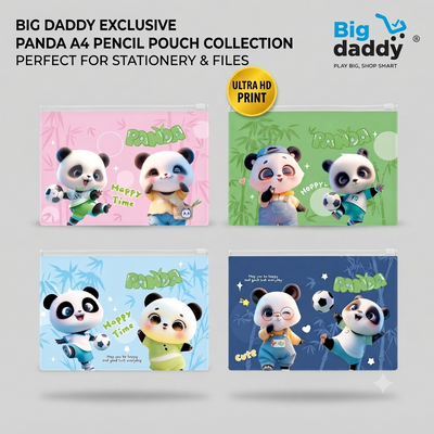 Panda A4 Size file pouch  Pack of 12 ( Net price - 22 )