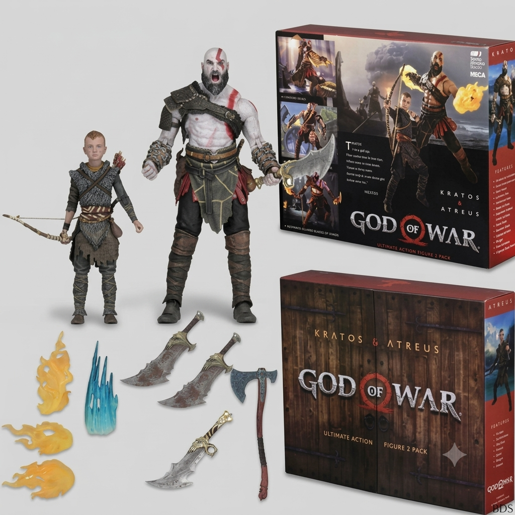 Kratos y Atreus Pack-2 God Of Wars