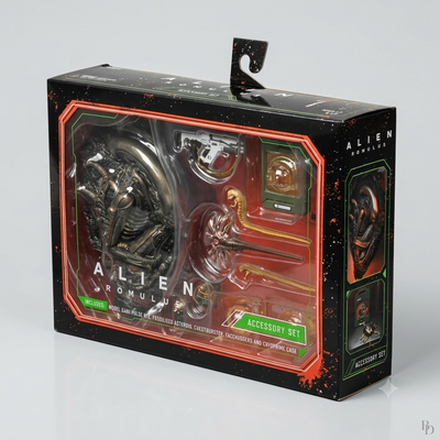 NCA -KO Alien Romulus Accessory Set, designed for 7-inch scale action figures.