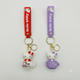 cup kitty Rubber Keychain Pack of 3 (eff price 35)