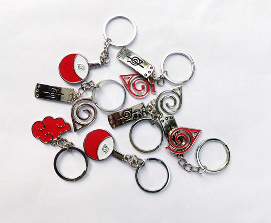 Set of 7 Mix Design Natuto Logo Keychain (eff price 30)