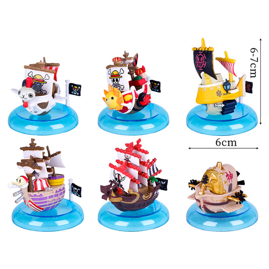 Luffy ship set figure