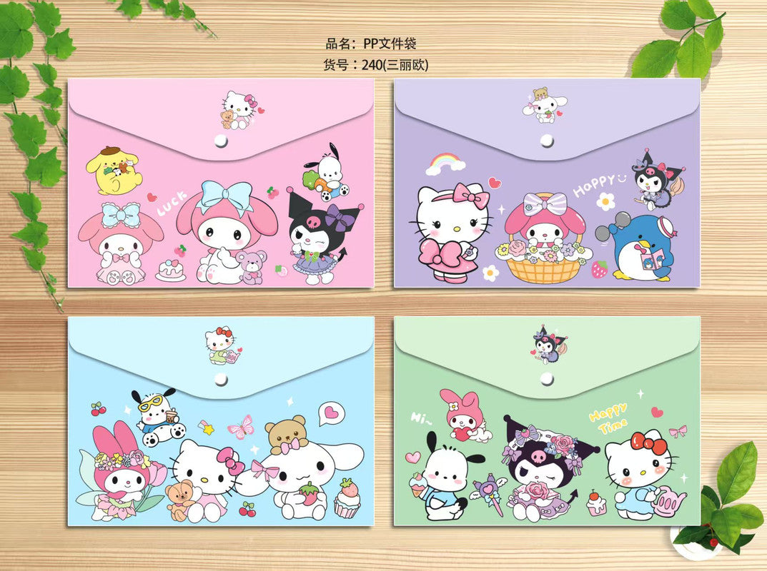 12 pcs - Kuromi Folder Pouch Net price 13