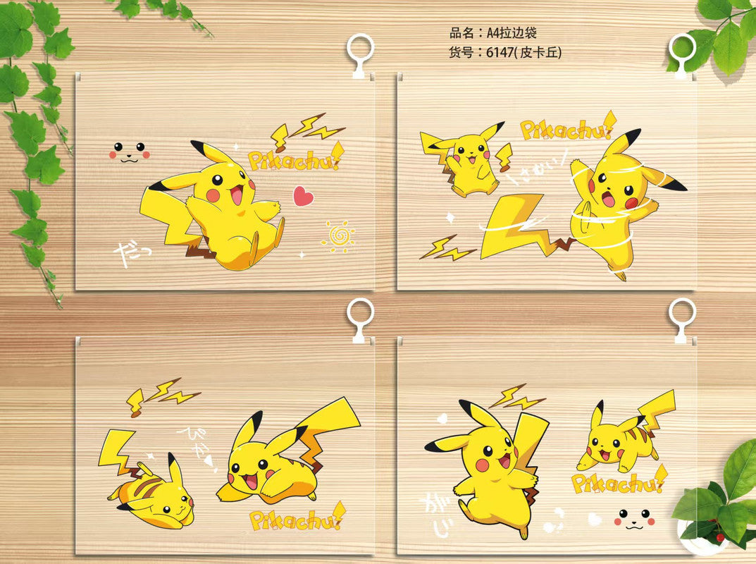 12pcs - Pokemon A4 file pouch Net price 22