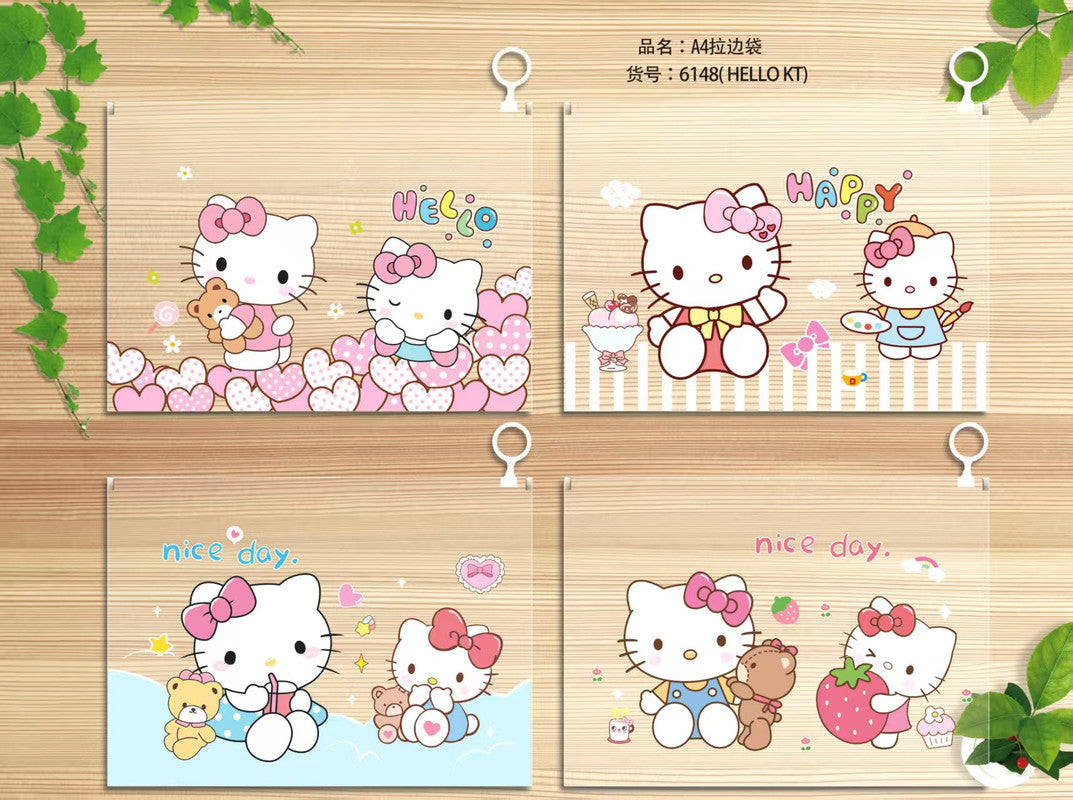 12pcs - Kitty A4 file pouch Net price 22