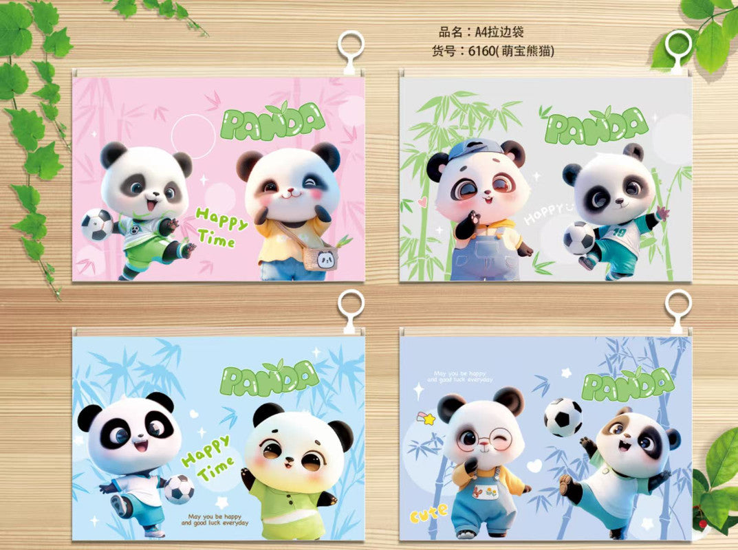 12pcs - Panda A4 file pouch Net price 22