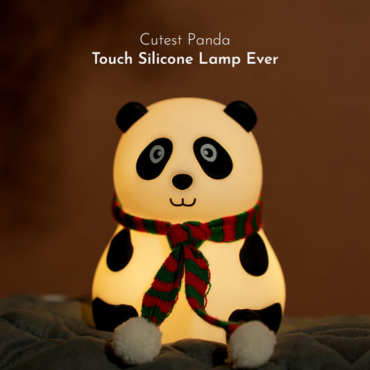 Sitting Panda sillicone lamp