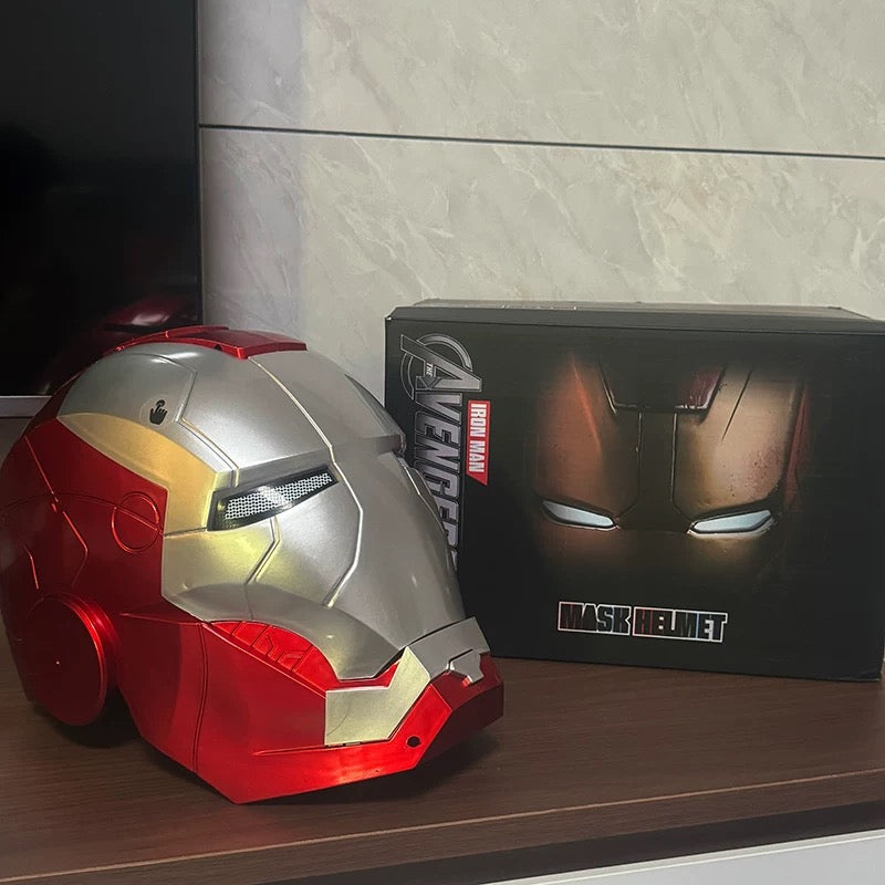 Ironman Helmet With touch sensor to open mask and light (video check inside)