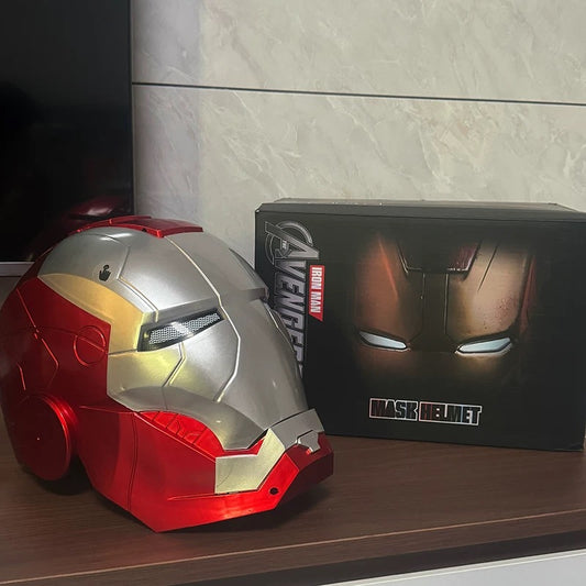 Ironman Helmet With touch sensor to open mask and light (video check inside)