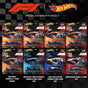8 pcs - Hote-Wheels die-cast Formula 1 collectible cars from a premium assortment. net price 899
