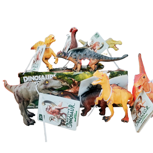 12pcs Dinasaurs dino - Net price 60 Rs