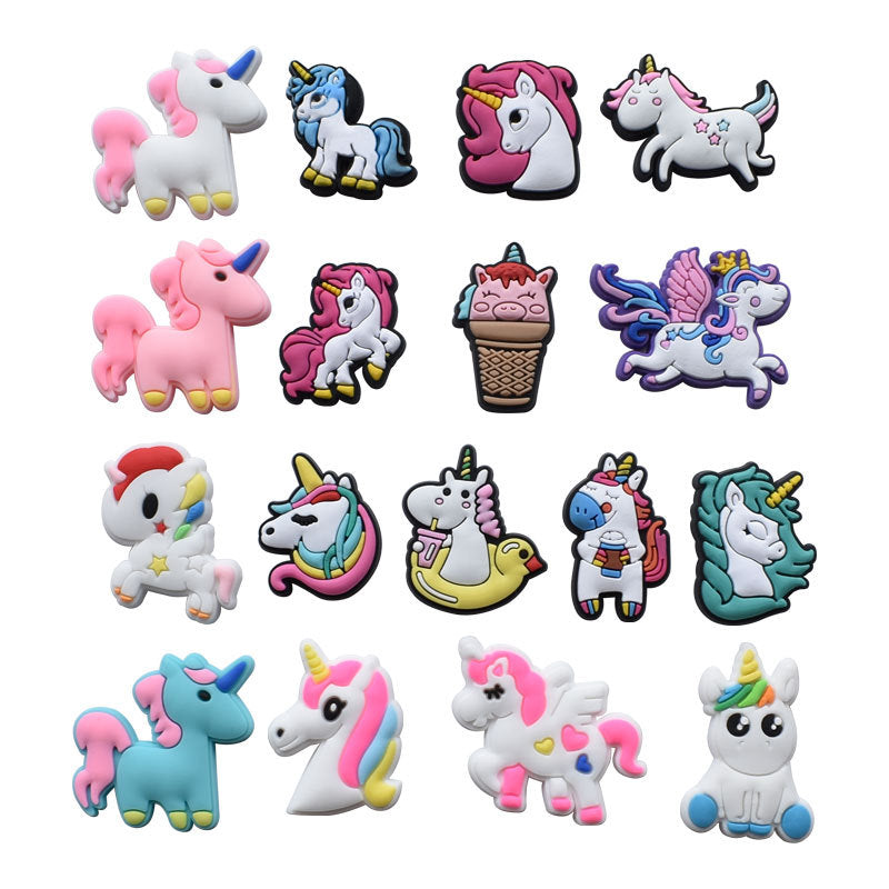 Unicorn set of 17 Shoe Croc Accesorie