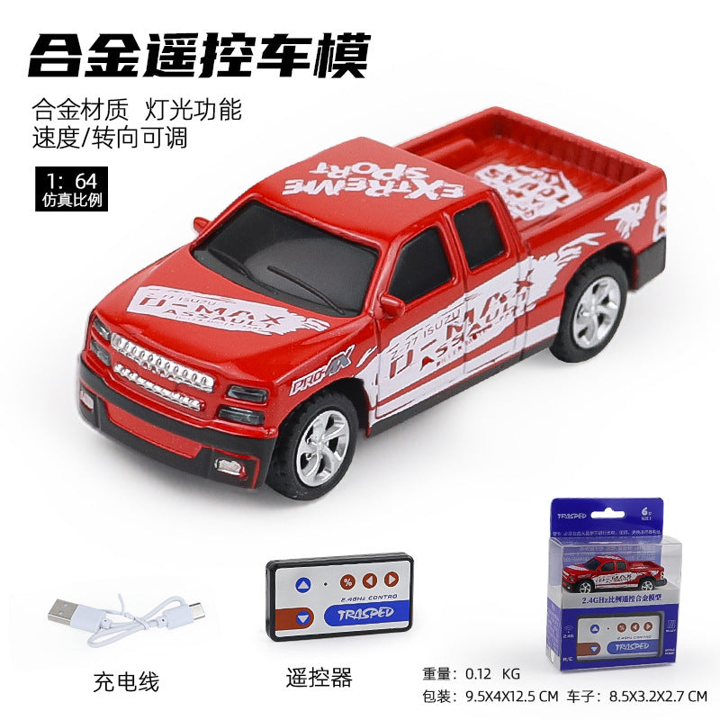 1:64 RC Off-Road Pickup Truck Toy Car Red