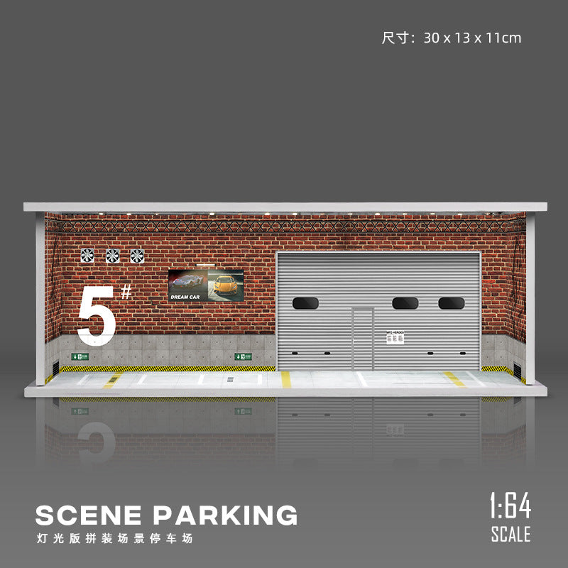 1:64 Scale Garage Scene Diorama - Garage No.5 (Style H)