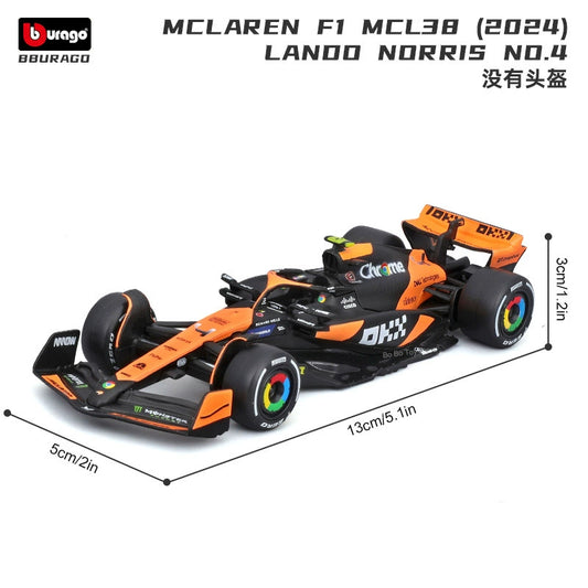 MClaren -Miami GP LANDO 2024 1:43 Bu-rago Diecast car