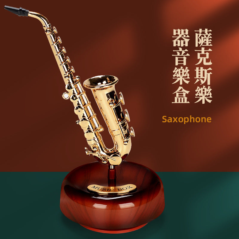 Saxophone Musical Showpiece , makes sound when twisted