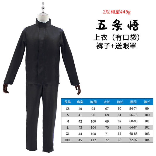 Anime Jujutsu Kaisen  Gojo Sataru Costume Medium/ Large
