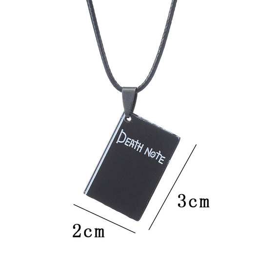 6pc - deathnotebook neckalce net price 45