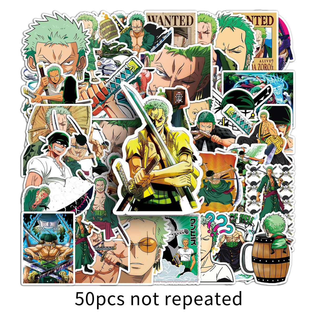 zoro - 2 X 50 pc Sticker packets Net price 70