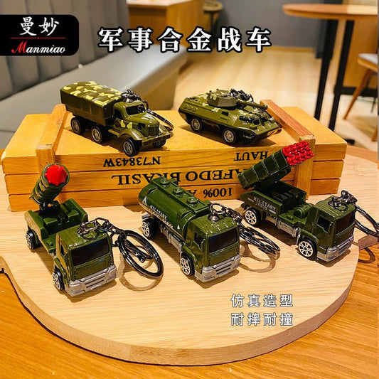 6 pcs - Mix Miltary Tank keychains net price ₹ 58