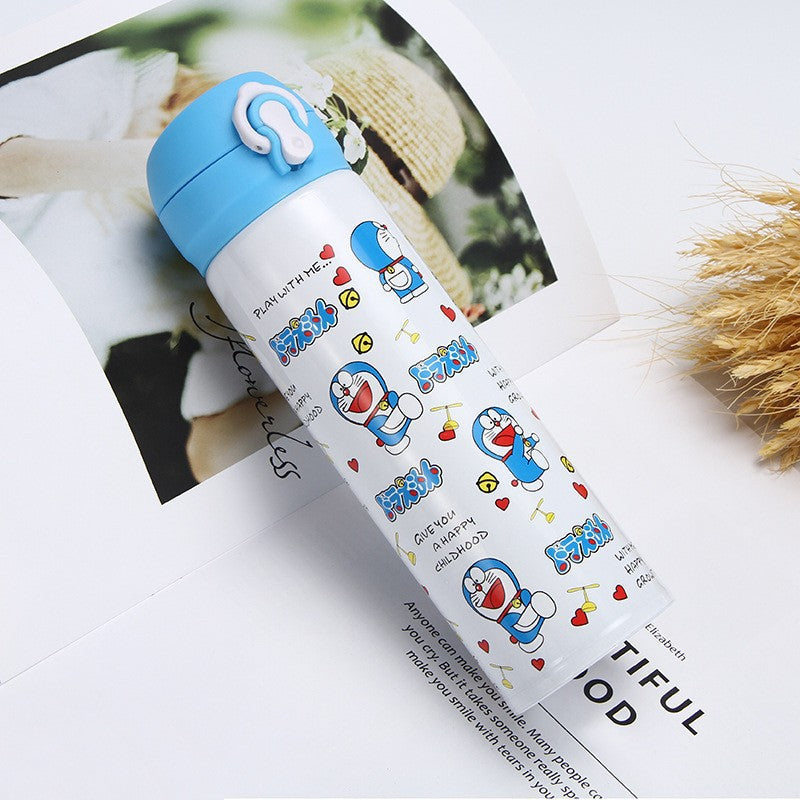 Doraemon Print 450ml Water Bottle Pack of 10 (eff price 125)