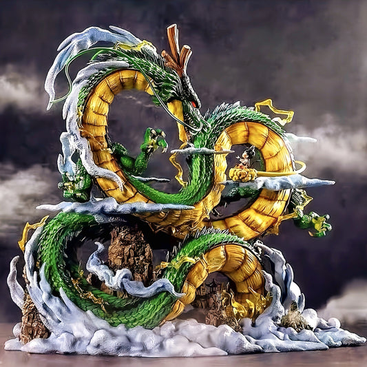 25 cm Shenron with Kid Goku collectible action figure