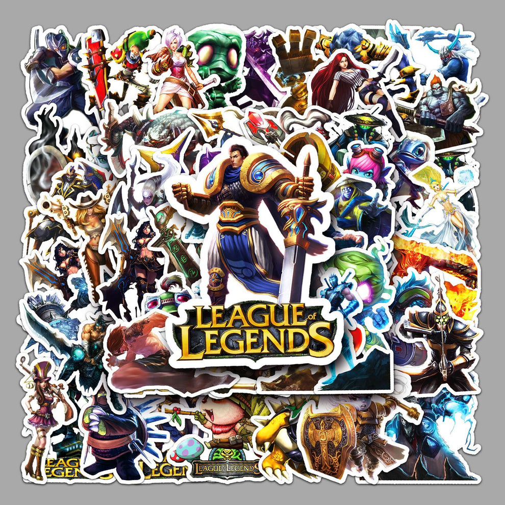 League of legends - 2 X 50 pc Sticker packets Net price 70 | Wholesale ...