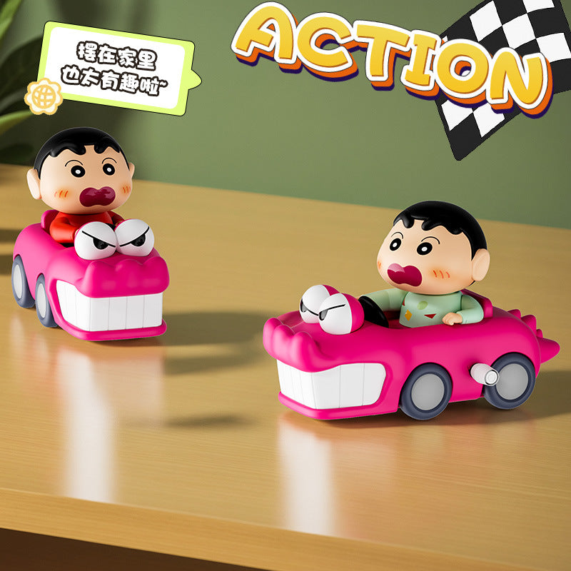 6PCS- Shinychan in Car Toy - Net price 130